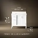 Kohler 39605-ASB-0 Hadron 36 Vanity Set