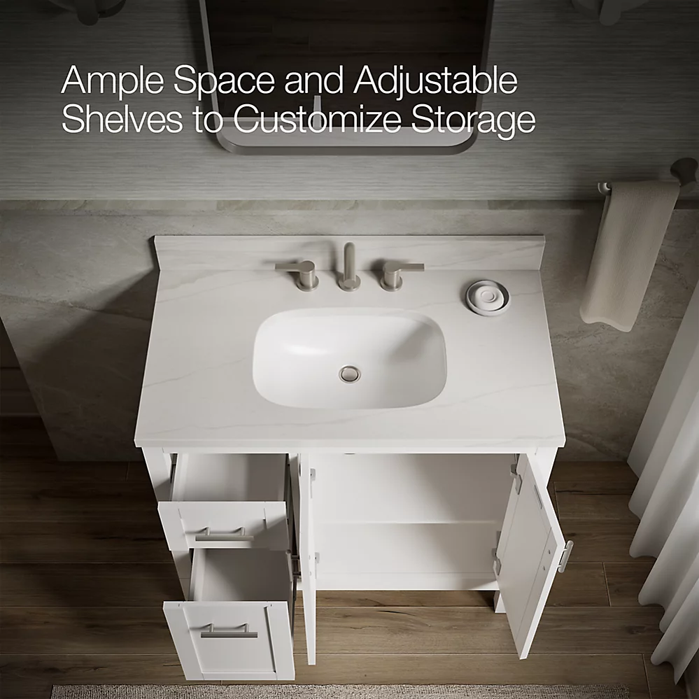 Kohler 39605-ASB-0 Hadron 36 Vanity Set