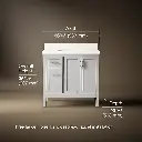 Kohler 39605-ASB-AGA Hadron 36 Vanity Set