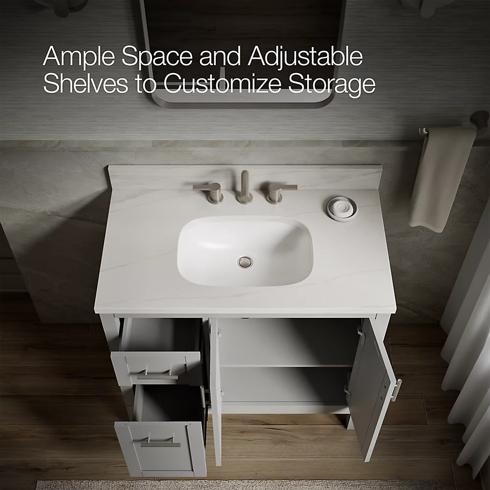Kohler 39605-ASB-AGA Hadron 36 Vanity Set