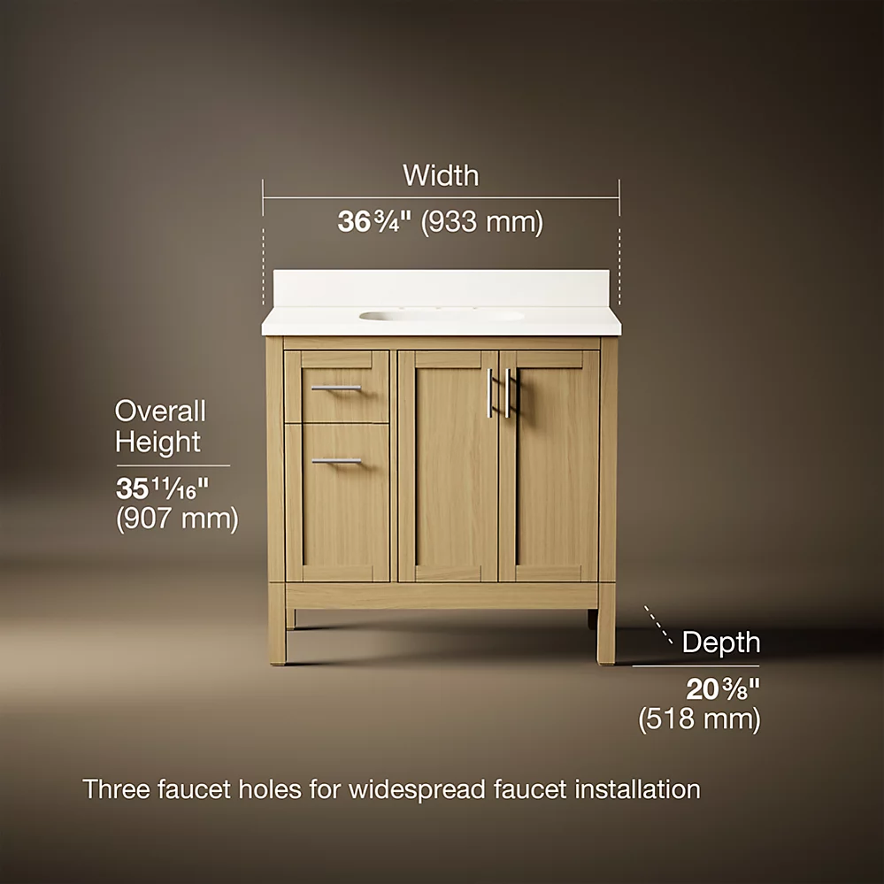 Kohler 39605-ASB-WEK Hadron 36 Vanity Set