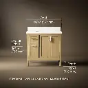 Kohler 39605-ASB-WEK Hadron 36 Vanity Set