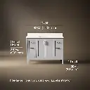 Kohler 39606-ASB-AGA Hadron 48 Vanity Set