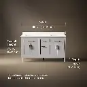 Kohler 39607-ASB-AGA Hadron 60 Vanity Set