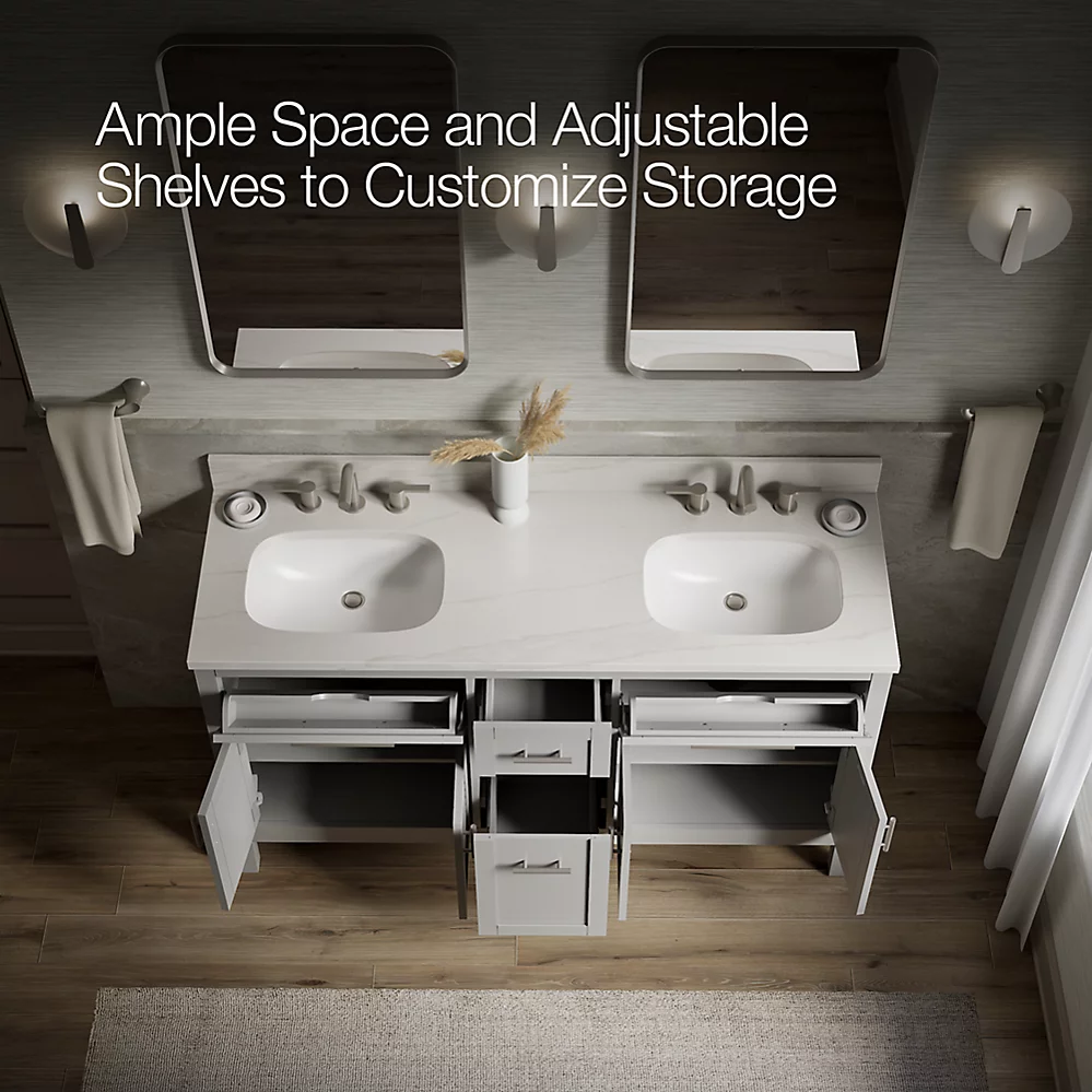 Kohler 39607-ASB-AGA Hadron 60 Vanity Set