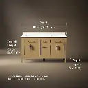 Kohler 39607-ASB-WEK Hadron 60 Vanity Set