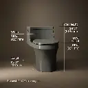 Kohler 4007-58 San Souci 1-Pc Pb, 1.28 Toilet