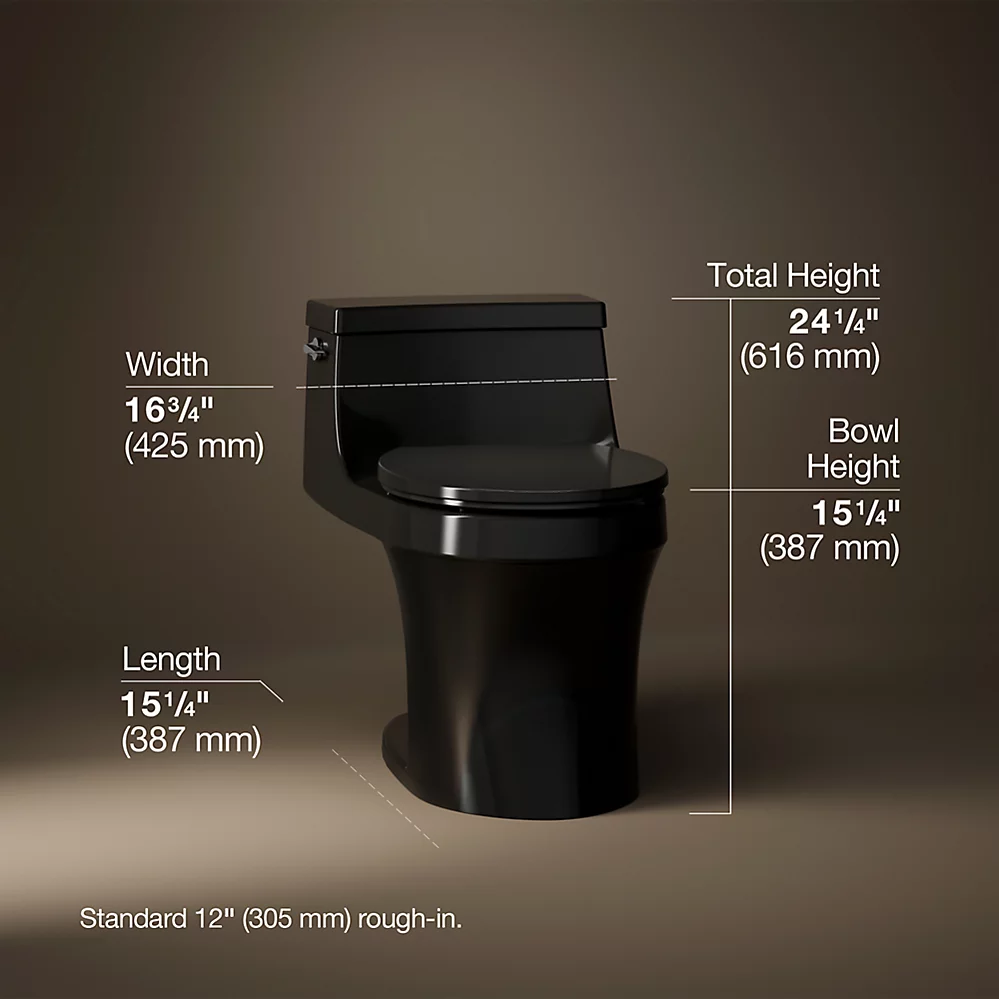 Kohler 4007-7 San Souci 1-Pc Pb, 1.28 Toilet