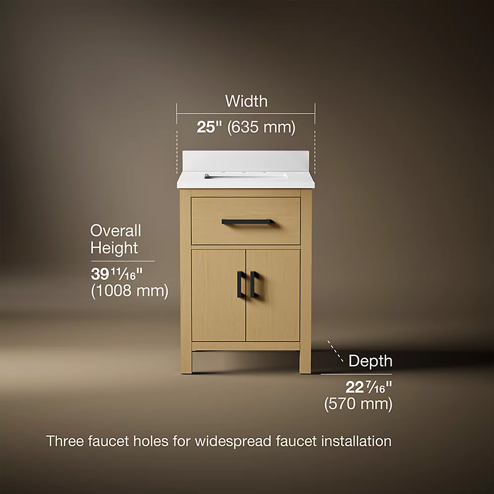 Kohler 40637-BD1-WEK Kresla 24 Inch Vanity Set