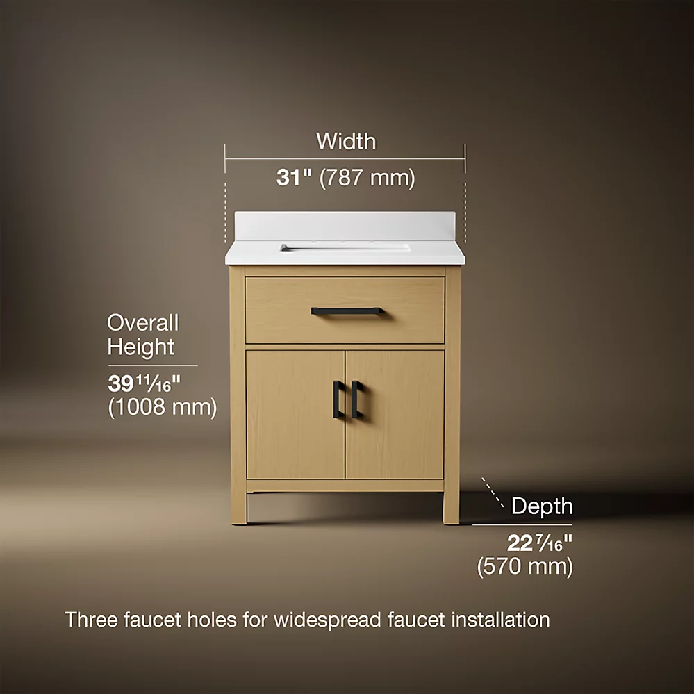 Kohler 40638-BD1-WEK Kresla 30 Inch Vanity Set