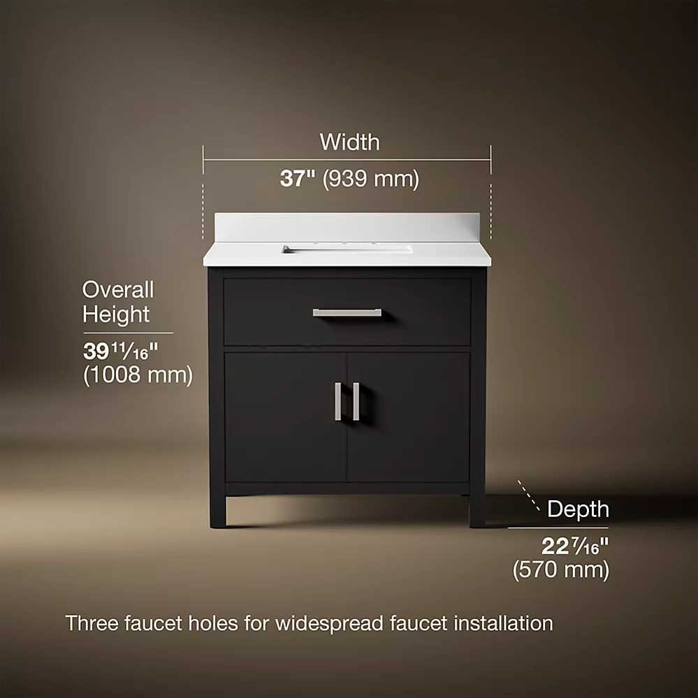 Kohler 40639-BD1-BWK Kresla 36 Inch Vanity Set