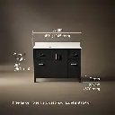 Kohler 40640-BD1-BWK Kresla 48 Inch Vanity Set