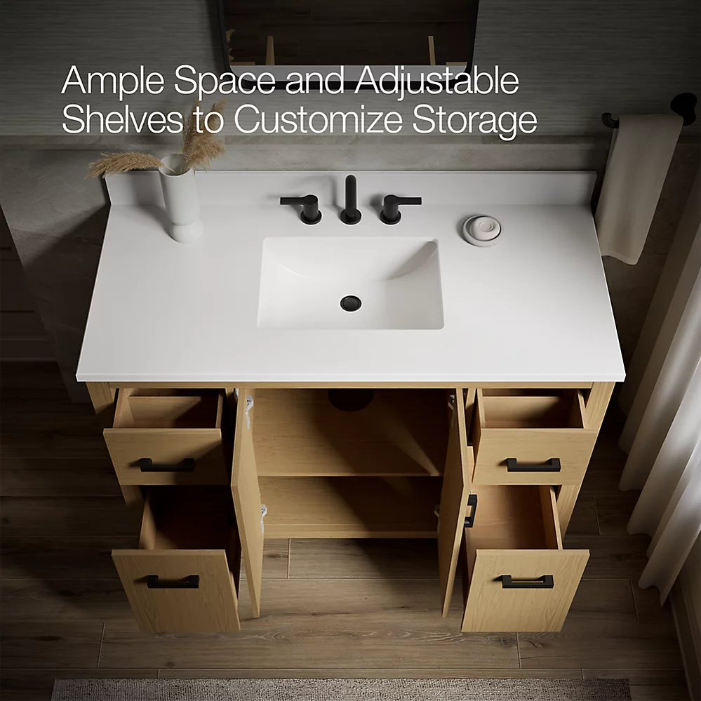 Kohler 40640-BD1-WEK Kresla 48 Inch Vanity Set