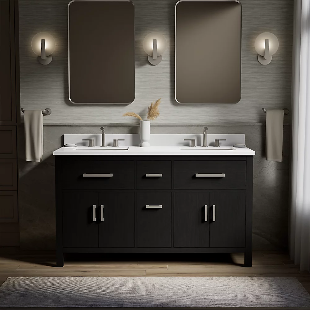 Kohler 40641-BD1-BWK Kresla 60 Inch Vanity Set