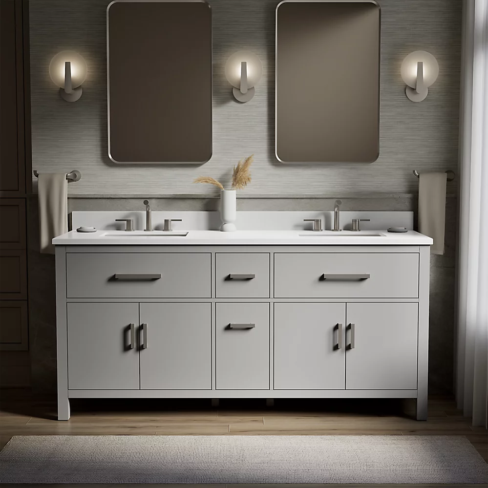 Kohler 40642-BD1-AGA Kresla 72 Inch Vanity Set