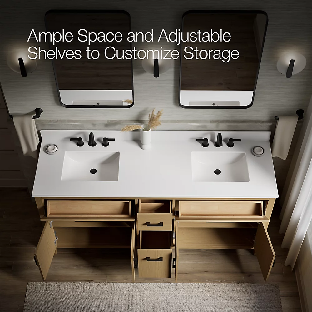 Kohler 40642-BD1-WEK Kresla 72 Inch Vanity Set