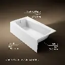 Kohler 505-0 Mendota 5' Bath/Left Outlet