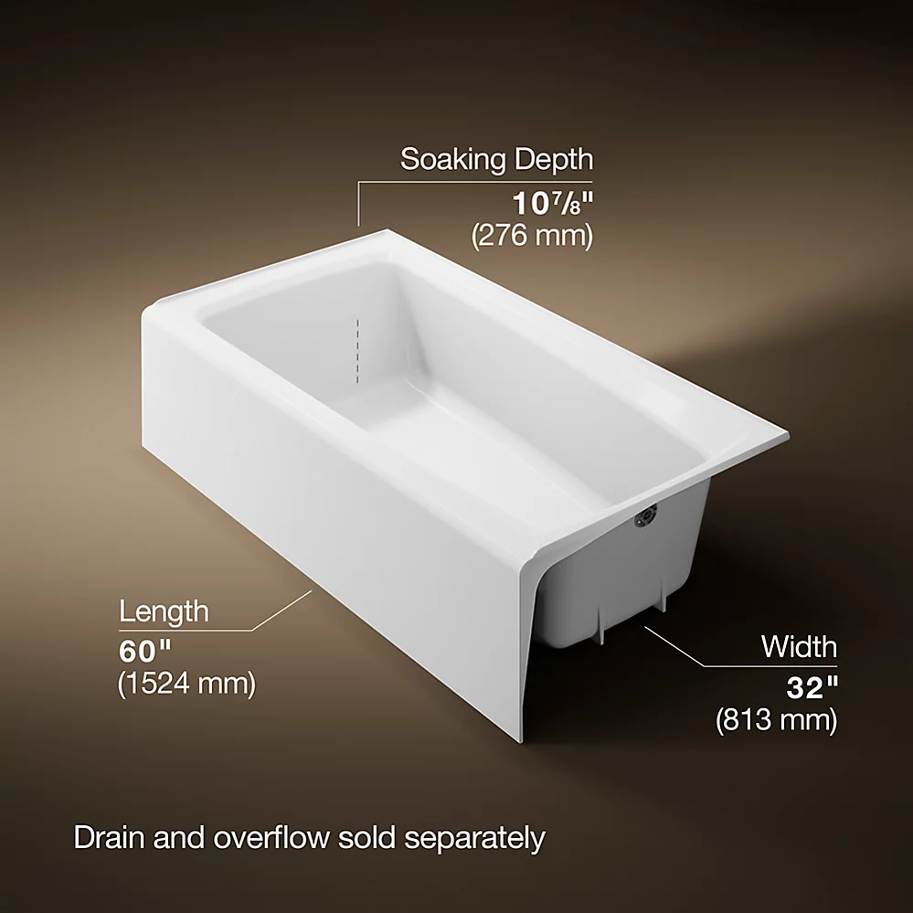Kohler 506-0 Mendota 5' Bath/Right Outlet