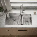 Kohler 5282-NA Strive U/C Large Offset Sink W/Rack