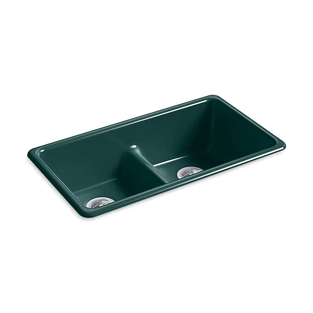 Kohler 5312-17 Iron/Tones 33 Dbl Equal Kitchen Sink