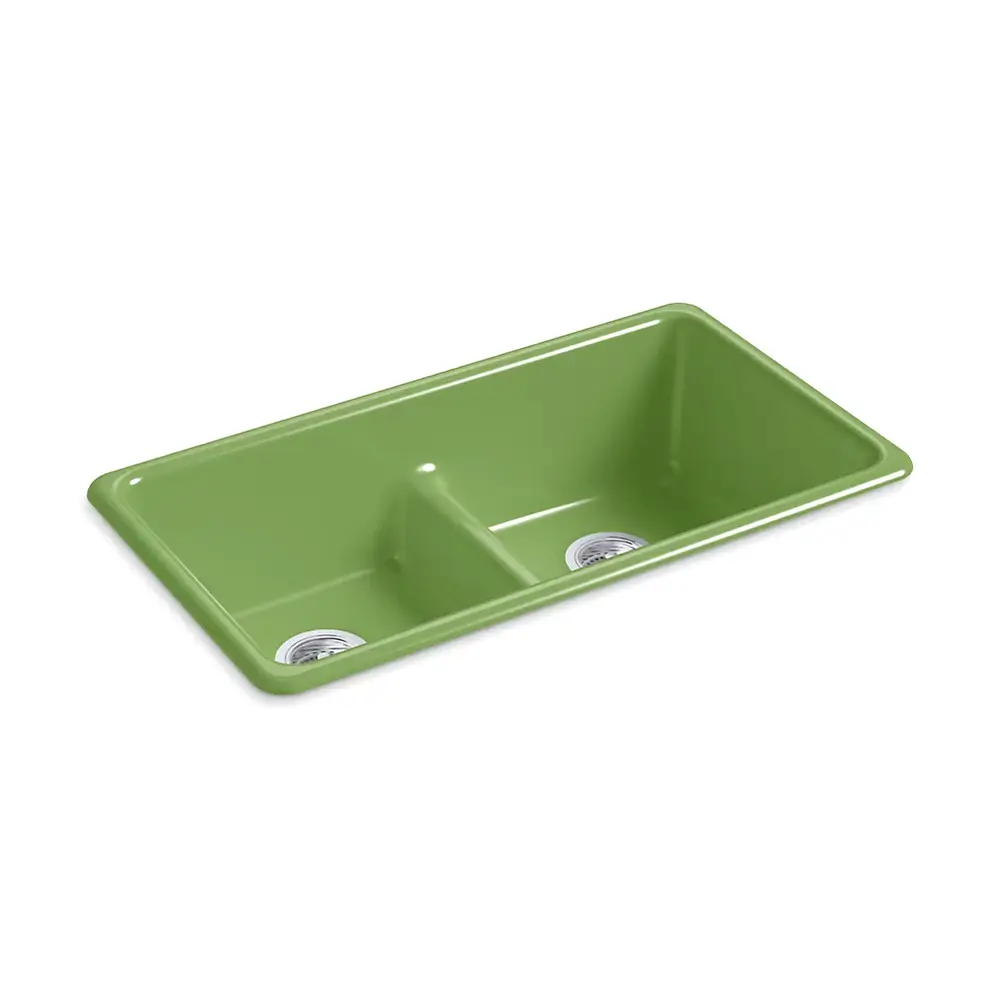 Kohler 5312-34 Iron/Tones 33 Dbl Equal Kitchen Sink