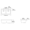 Kohler 5312-58 Iron/Tones 33 Dbl Equal Kitchen Sink