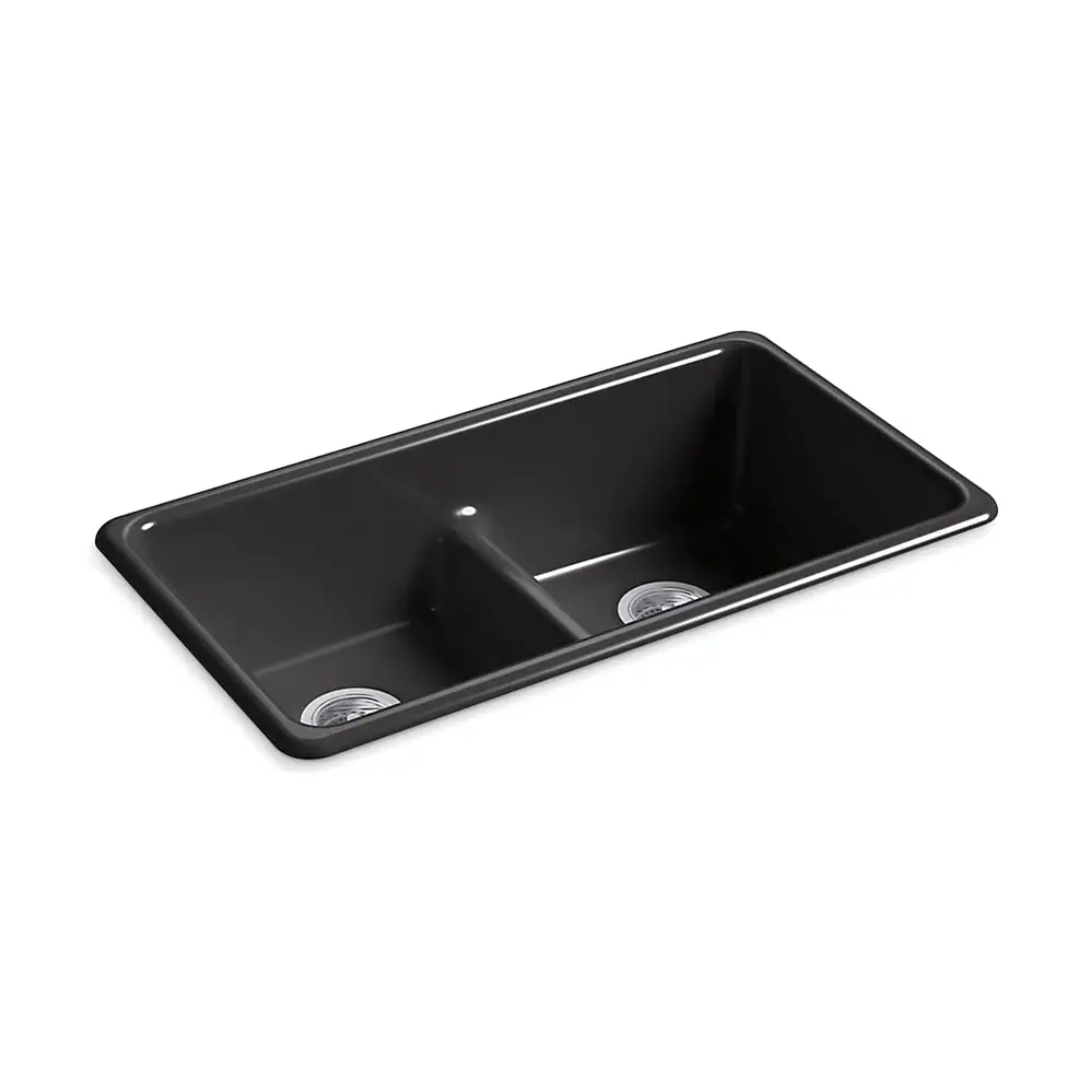 Kohler 5312-7 Iron/Tones 33 Dbl Equal Kitchen Sink