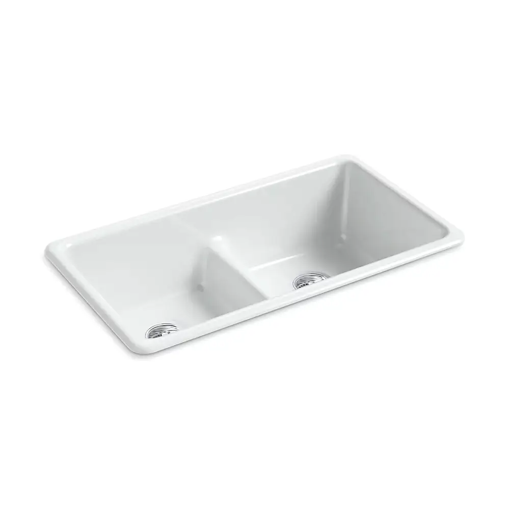 Kohler 5312-95 Iron/Tones 33 Dbl Equal Kitchen Sink