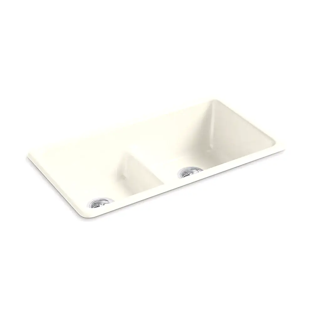 Kohler 5312-96 Iron/Tones 33 Dbl Equal Kitchen Sink