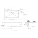 Kohler 5415-NA Strive One Bowl Apron Sink 34X21