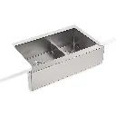 Kohler 5416-NA Strive Two Bowl Apron Sink 34X21