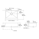 Kohler 5417-NA Strive One Bowl Apron Sink 28X21