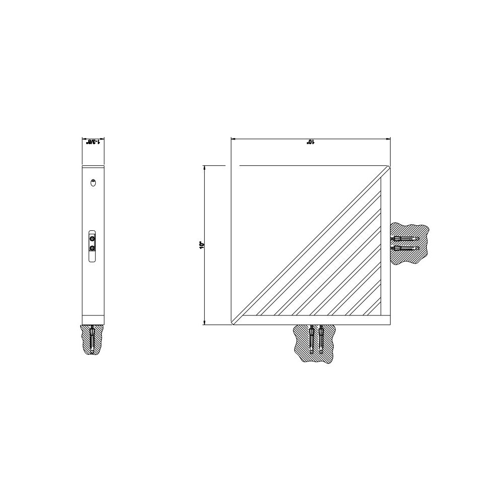 Gessi 20861 Rettangolo Corner Shelf Chrome 2