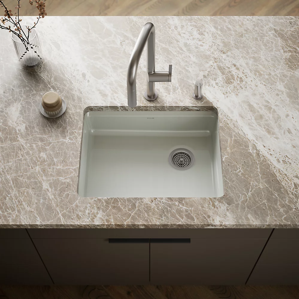 Kohler 5479-5U-FF Riverby 25 Single Basin Sink