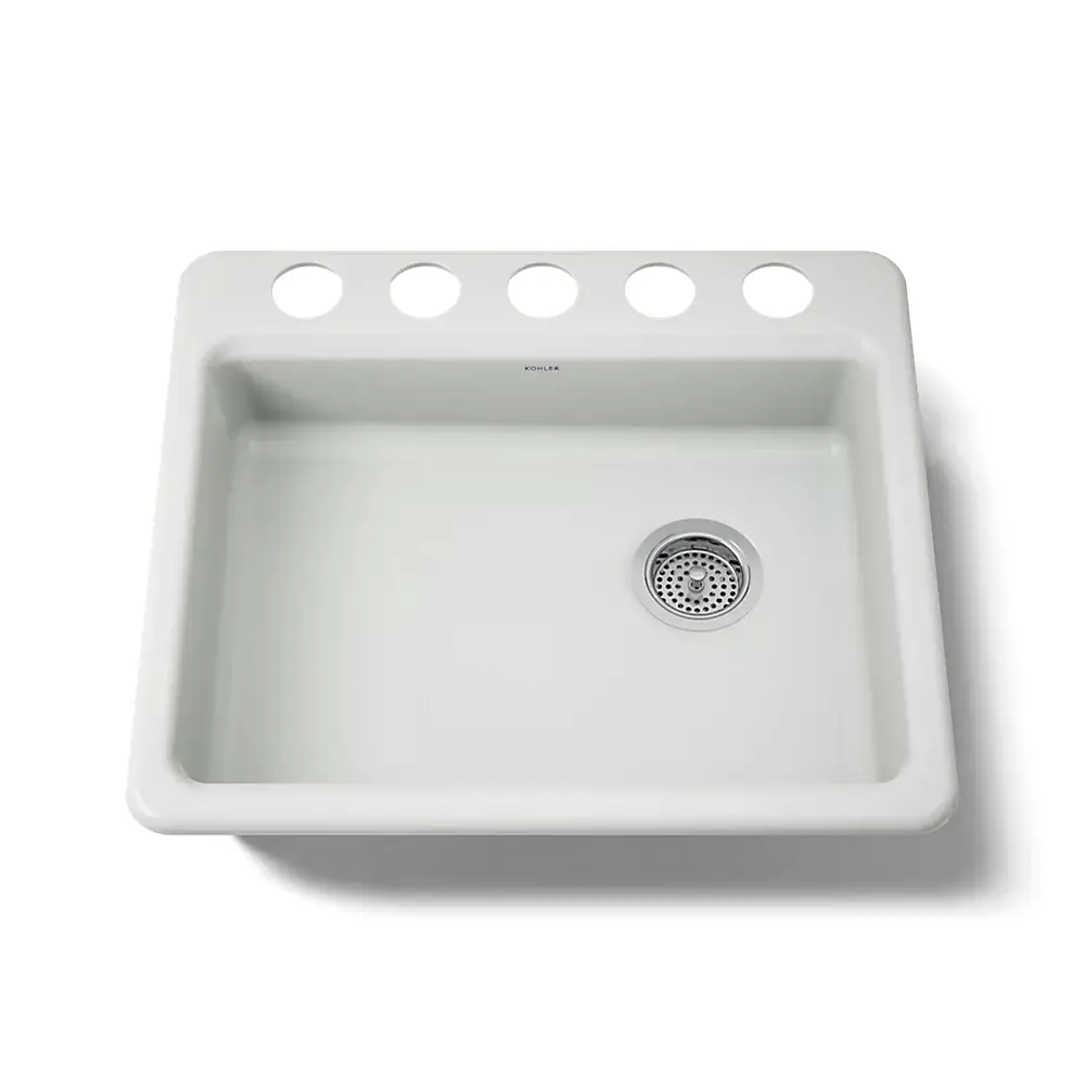 Kohler 5479-5U-FF Riverby 25 Single Basin Sink