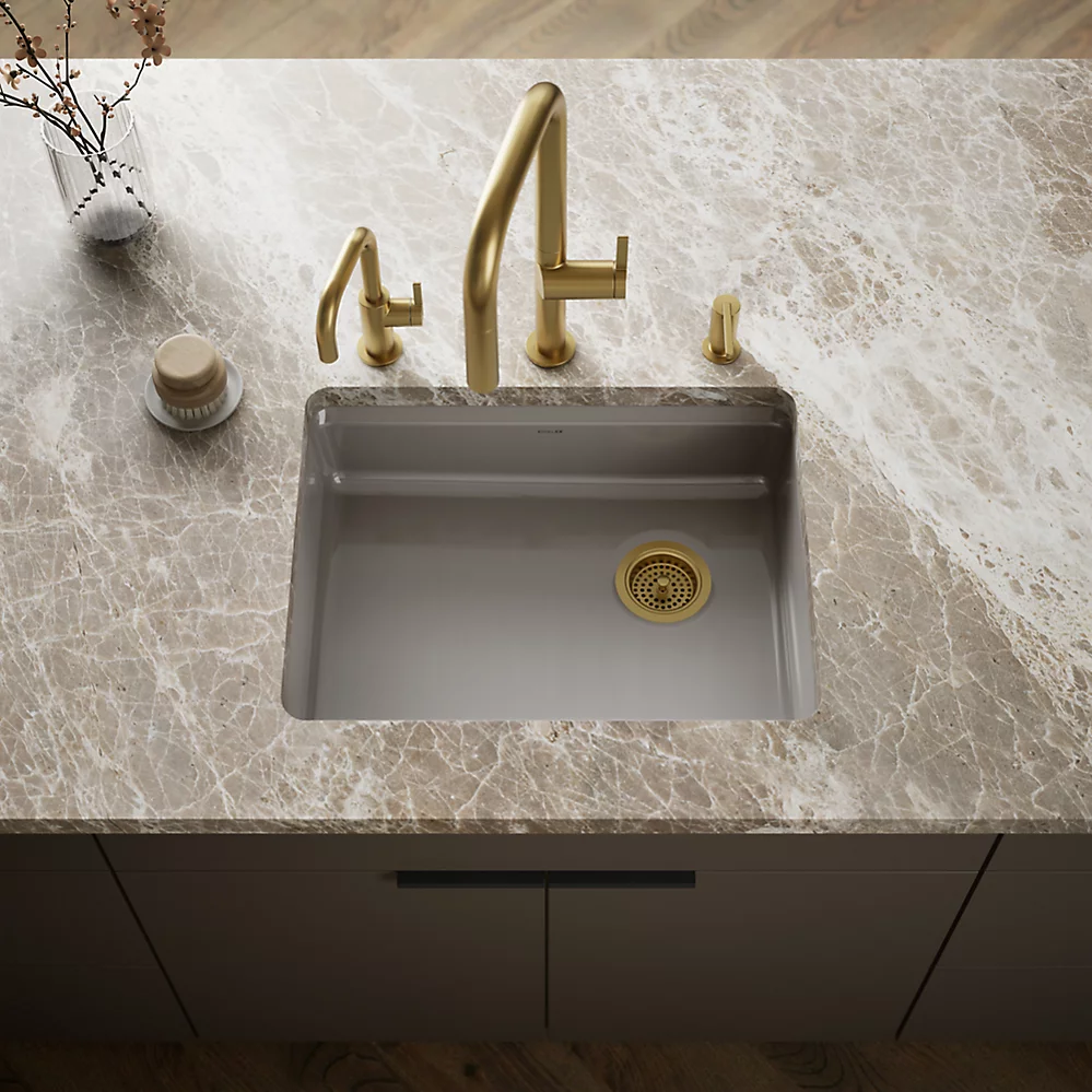 Kohler 5479-5U-TRF Riverby 25 Single Basin Sink