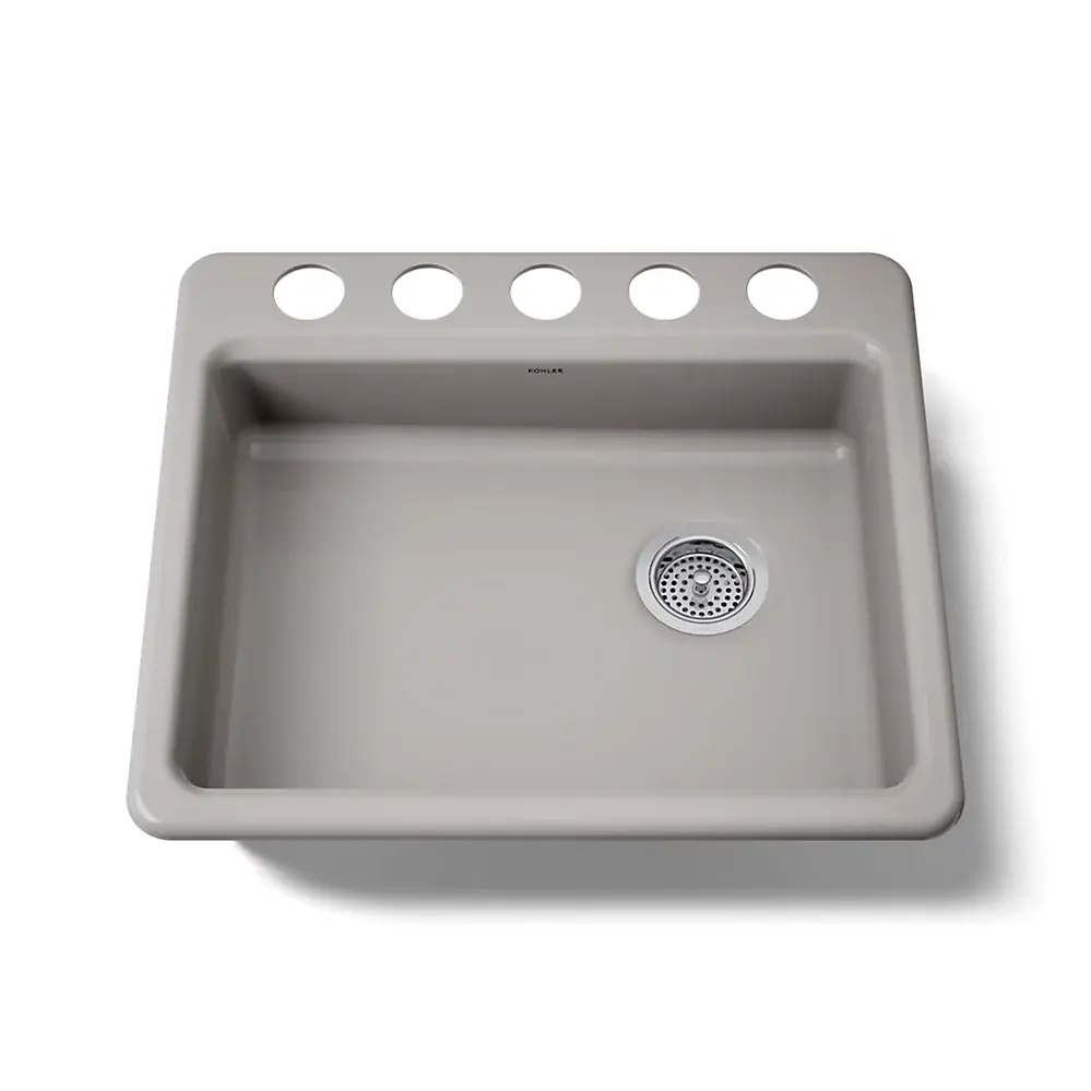 Kohler 5479-5U-TRF Riverby 25 Single Basin Sink