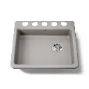 Kohler 5479-5U-TRF Riverby 25 Single Basin Sink