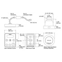Kohler 5558-BN Invigoration Control Kit, Tandem