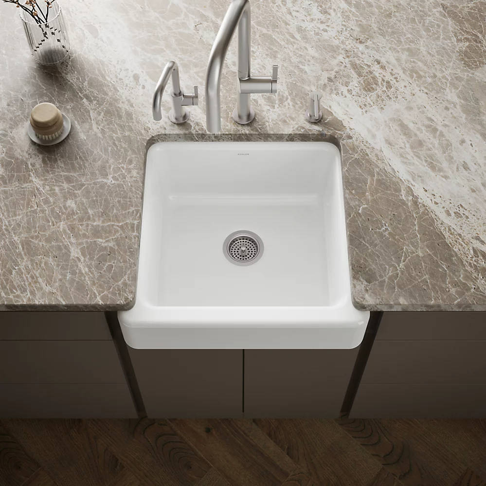 Kohler 5664-0 Whitehaven, Uc, 24 , Short Apron Sink