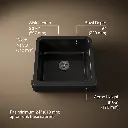 Kohler 5664-7 Whitehaven, Uc, 24 , Short Apron Sink