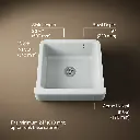 Kohler 5664-95 Whitehaven, Uc, 24 , Short Apron Sink