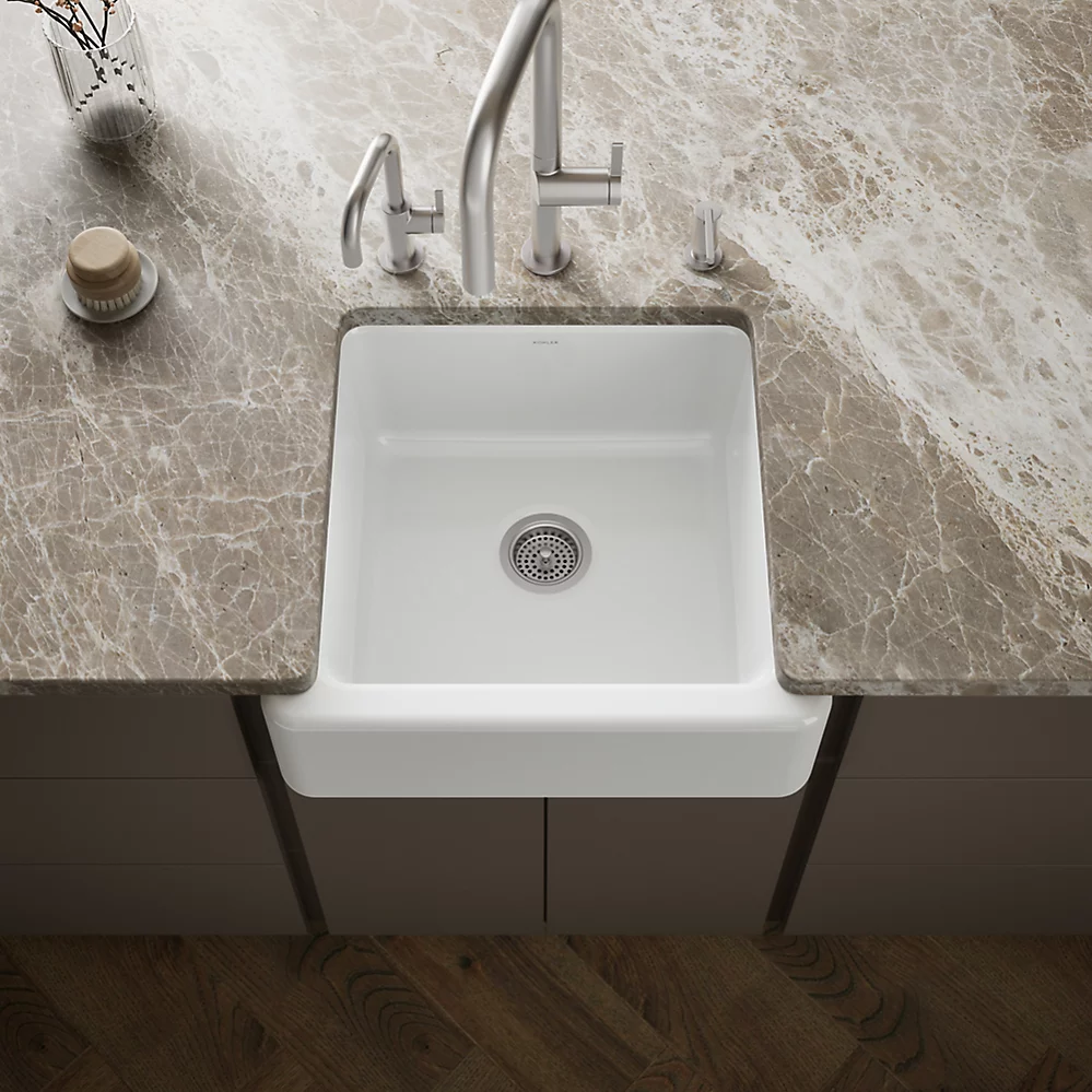 Kohler 5665-0 Whitehaven, Uc, 24 , Tall Apron Sink