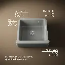 Kohler 5665-58 Whitehaven, Uc, 24 , Tall Apron Sink