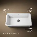 Kohler 5707-0 Iron/Tones 33 Single Bowl Kitchen Sink
