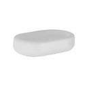 Gessi 38025 Goccia Ceramic Soap Dish White Gres 1