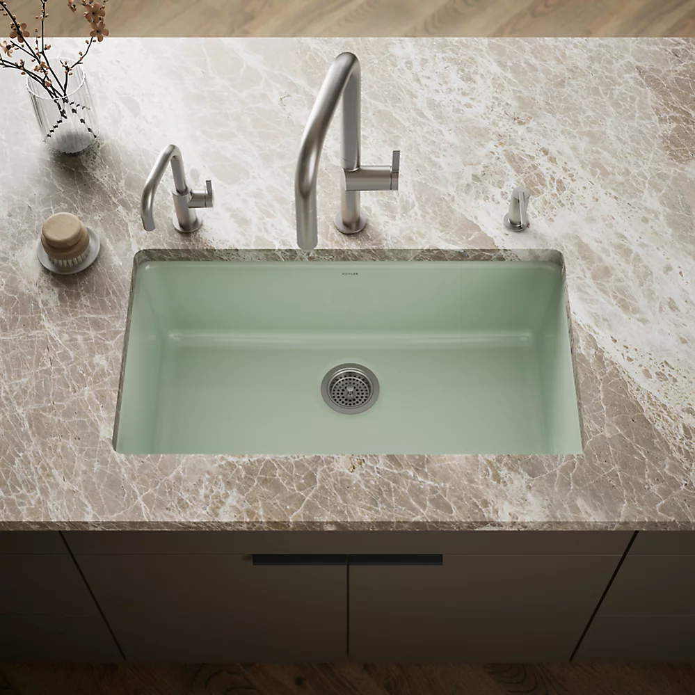 Kohler 5707-42 Iron/Tones 33 Single Bowl Kitchen Sink