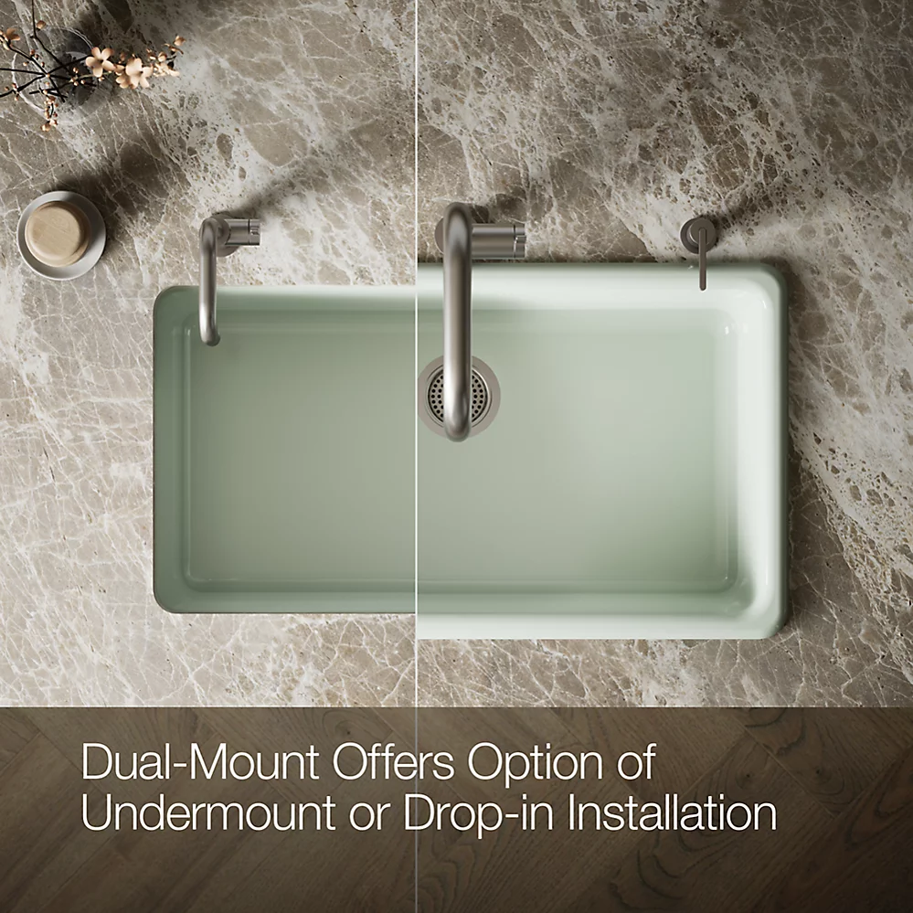 Kohler 5707-42 Iron/Tones 33 Single Bowl Kitchen Sink