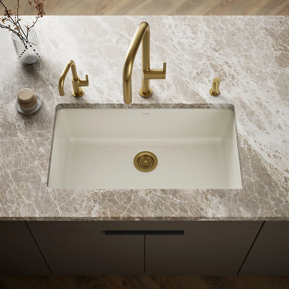 Kohler 5707-96 Iron/Tones 33 Single Bowl Kitchen Sink
