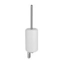 Gessi 38019 Goccia Wall Mounted Ceramic Toilet Brush Holder White Gres 1